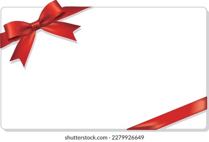 red ribbon frame
ribbon message card