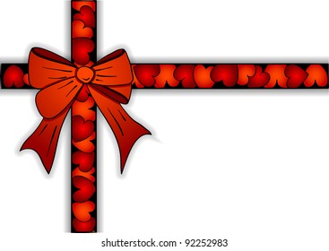 red ribbon of the hearts
