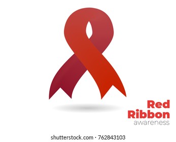 Red ribbon for HIV AIDS awareness