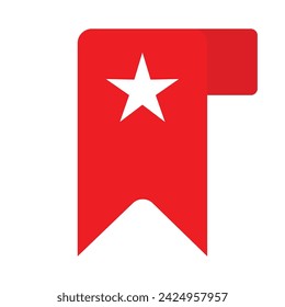 Red ribbon. ribbon icon image. Isolated decoration ribbon design. decorative design elements ribbons, stickers, labels