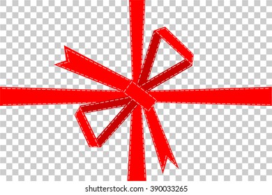 Red Ribbon Knot 
