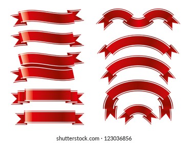 Red ribbon set