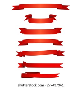 Red ribbon set
