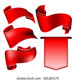 Red ribbon set