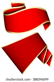 Red ribbon set
