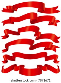 Similar Images, Stock Photos & Vectors of set of vector shiny ribbons