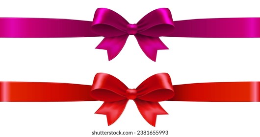 Fondo blanco aislado del conjunto de cinta roja 
Con malla gradiente, iluminación vectorial