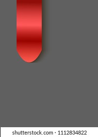 Red ribbon shadow