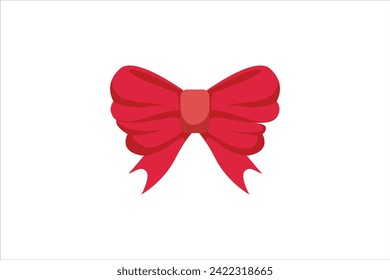 Red Ribbon Valentine Day Sticker Design