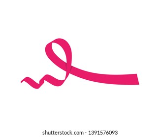 Red ribbon Vector illustration design