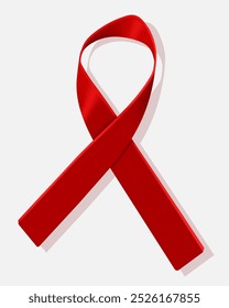 Red Ribbon Week is an alcohol, tobacco, and other drug and violence prevention awareness campaign observed annually from October 23 to 31. Vector illustration.