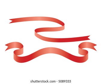Red ribbons