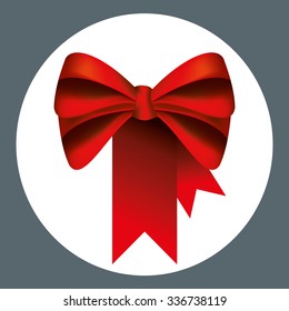 red ribbons and bows