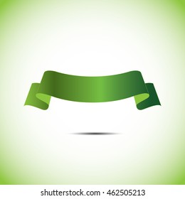 red ribbons, label banner vector