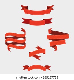 Red Ribbons Set