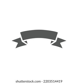 Red ribbons set for banner icon. vintage wave ribbon for your promotion, sale tag, business badge outline style silhouette vector illustration filled outline style. EPS10