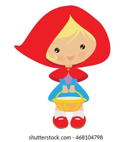 Red riding hood vector illustration