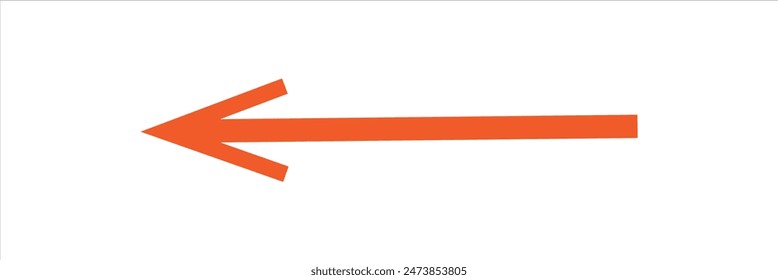 Icono de flecha roja derecha. Icono de dirección de flecha roja en una Ilustración vectorial de fondo blanco.