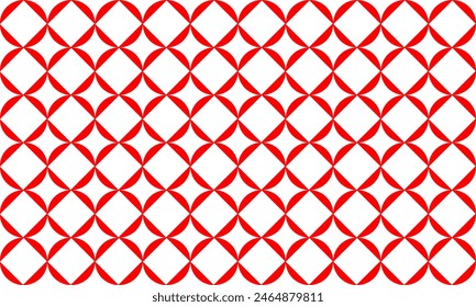 
red ring square block on white background, design for fabric print or t-shirt paint screening, rectangular