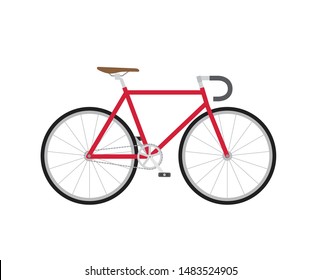 Red Road Bike Two Wheel