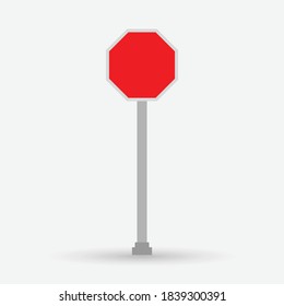 Red road Signs,Prohibition Symbol Sign Isolate on White Background