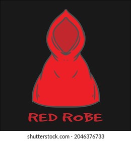 Red robe logo, editable vector file for all of your graphic needs.
