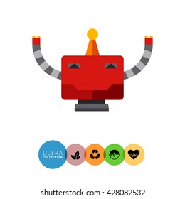 Red robot icon