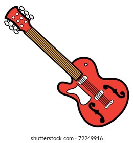 Red Rock Roll Blues Heavy Metal Stock Vector (Royalty Free) 72249916 ...