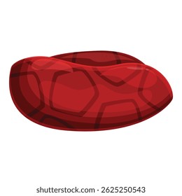 Red rocky ground from mars colonization representing human exploration and space travel to new planets
