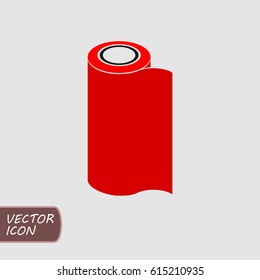 Red roll icon