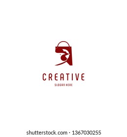 Red Rooster Shop Retail  Creative Business Logo