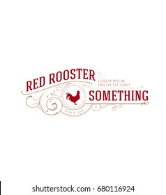 Red Rooster Vintage Logo