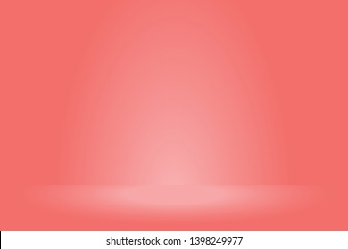 red rose abstract gradient background with vibrant coral colors and bright spotlight