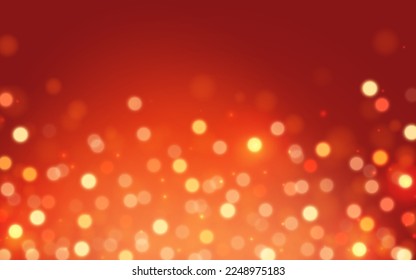 Color rosa rojo bokeh fondo abstracto de luz suave, Vector eps 10 ilustración partículas de bokeh, decoración de fondo