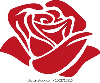 Red Rose Illustration