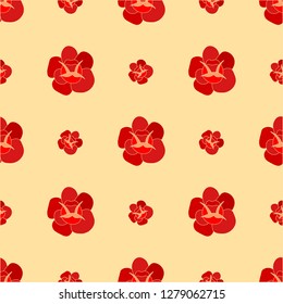 Red rose pattern