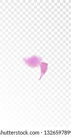 Red Rose Petals Falling Down. Isolated Vector illustration of Rose Petals. Flying Red Sakura Blossom Background. Design of Greeting or Invitation Card. 
