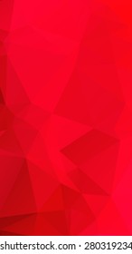 Red rose ruby color in geometric rumpled triangular low poly style vector Background for Smart phone
