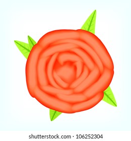 Red Rose, vector, 10eps.