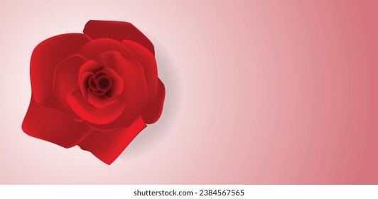 red rose vector abstract background
