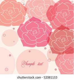 Red roses background