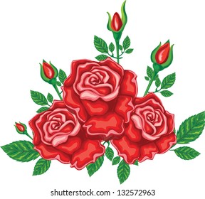 red roses bouquet