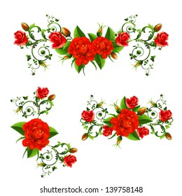 Red roses bouquet