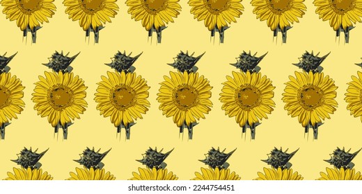 red roses floral pattern for prints, covers, background and textures