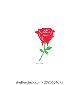 Red roses hand drawn, Black line rose flowers inflorescence silhouettes isolated on white background. Icon roses collection. Vector doodle illustration.