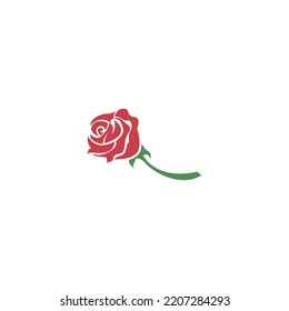 Red roses icon design illustration template