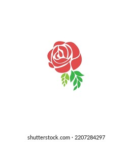 Red roses icon design illustration template