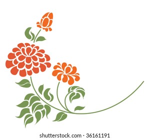 red roses on the white background