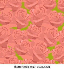 Red roses for summer  background