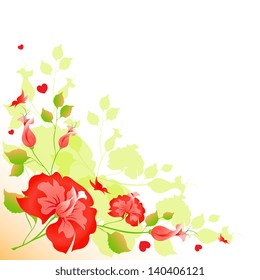 red roses,flowers design